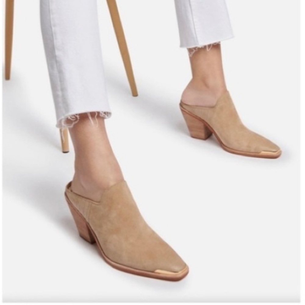 Dolce Vita Kate Mules Leather Boots NEW - Picture 4 of 4